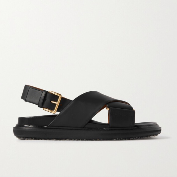 2025 Marni Fussbett leather slingback sandals size 40